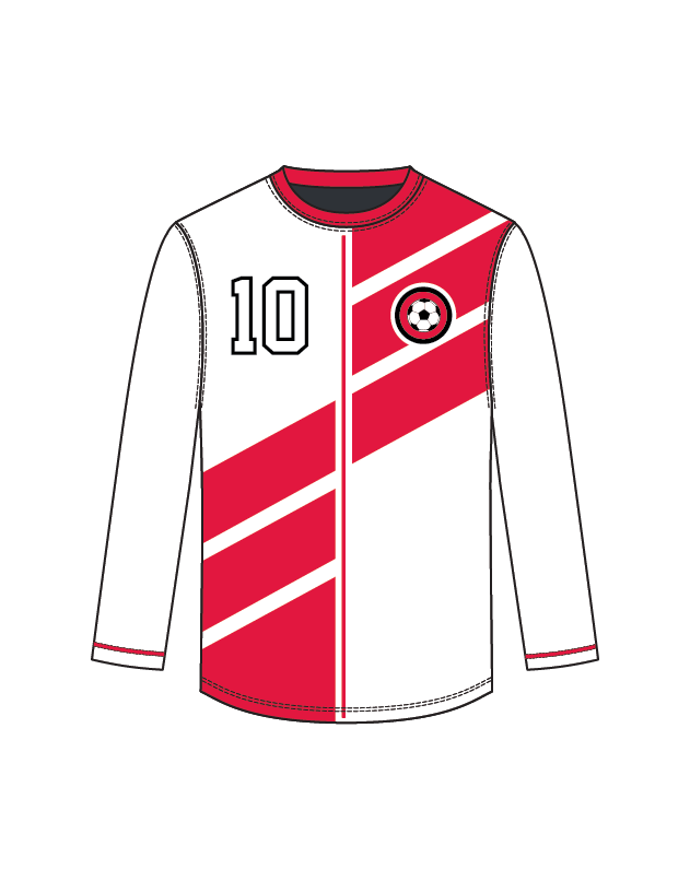 Long Sleeve Soccer Jersey style image
