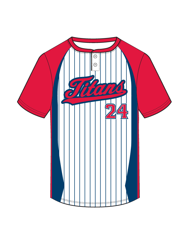 Two Button Baseball Jersey style image